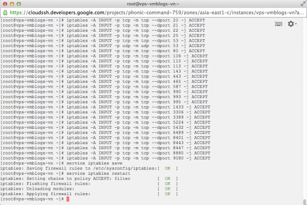 0-Open port iptables