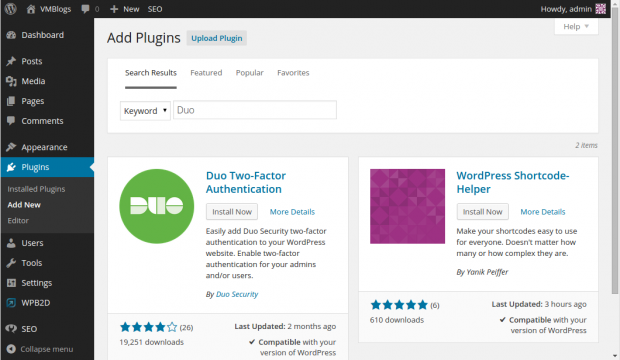 3-Install Duo Security WordPress-1