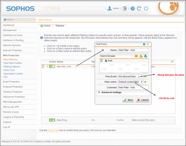 0-Sophos UTM Home-Web Protection-Web Filtering-2