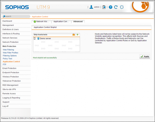 5-Sophos UTM Home-Web Protection-Application Control-3