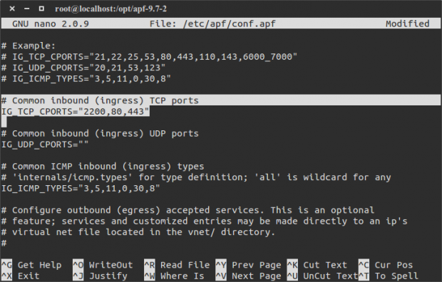 6-Secure-CentOS-VPS-APF-5