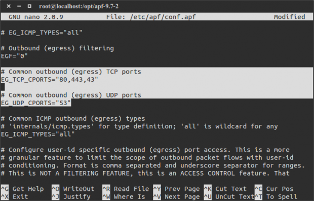 6-Secure-CentOS-VPS-APF-6
