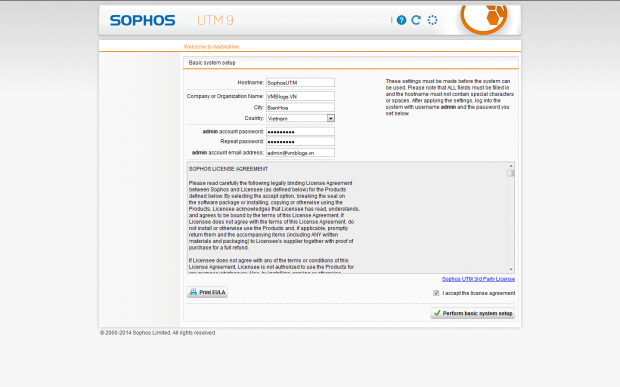 Sophos UTM Home - Initiation 1