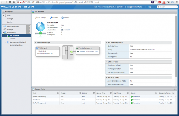 ESXi Web GUI  - 4