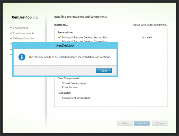Install VDA Server OS - 9